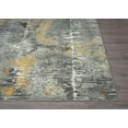 thumbnail image 5 of Abani Laguna Collection Vertical Lines 8' x 10' Grey Yellow Modern Area Rug, 5 of 5