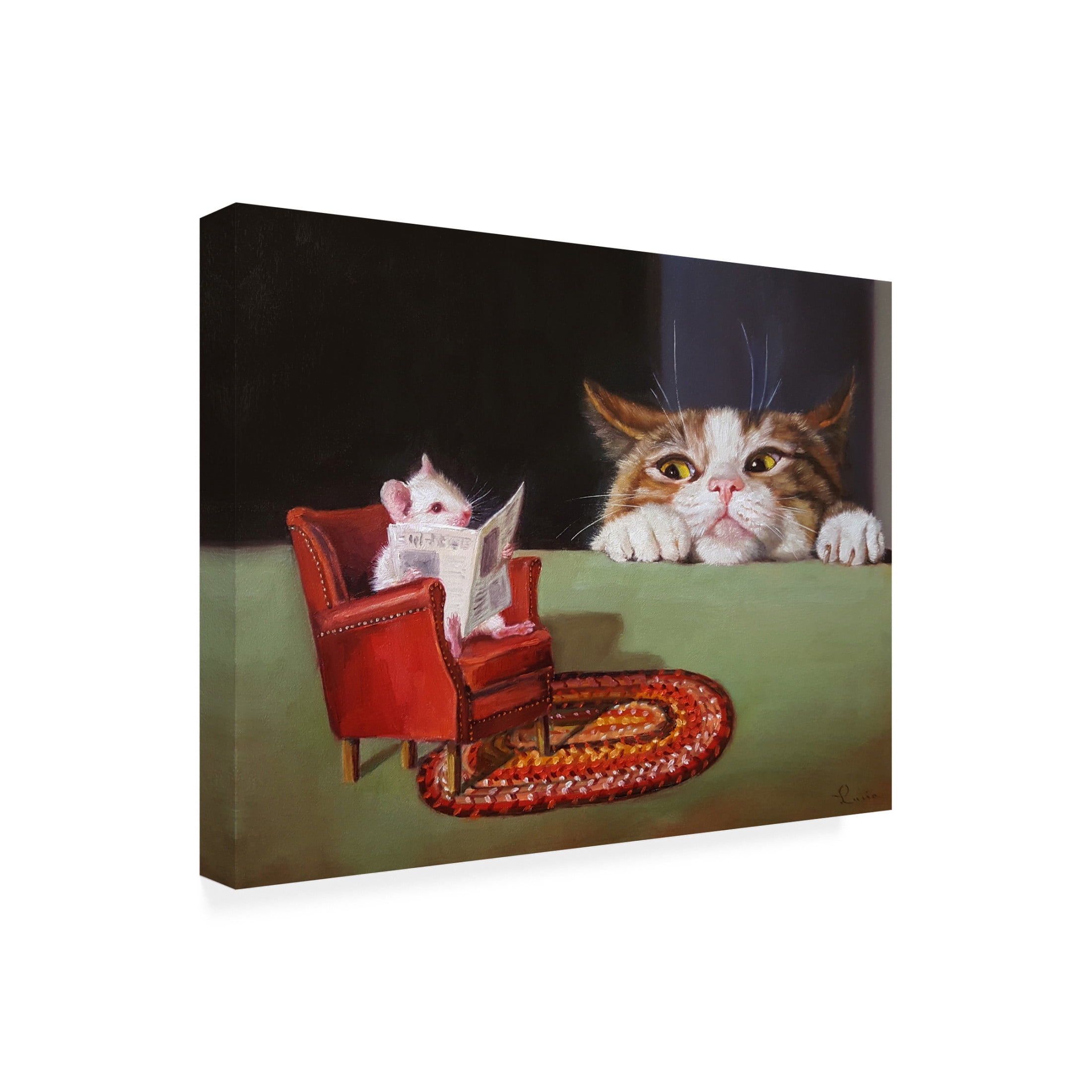 Canvas Wall Art - Lucia Heffernan 'Uninvited' Wall Art for Living Room, Bedroom, or Office Décor by Trademark Fine Art - 32 x 24 Inches