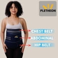 thumbnail image 2 of 3 in 1 Postpartum Belly Band Post Pregnancy Abdominal Belt for Women After Birth Belly/Waist/Pelvis Wrap Postnatal Shapewear, 2 of 8