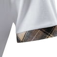 thumbnail image 4 of RKSTN Polo pour Homme Mode Décontractée Polo à Boutons Manches Courtes T-Shirt à Carreaux à Blocs de Couleur Col Rabattu Hauts Coupe Ajustée Chandail de Base T-Shirts, 4 of 9