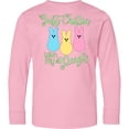 thumbnail image 3 of Inktastic Funny Easter Just Chillin' with My Peeps Long Sleeve Youth T-Shirt, 3 of 5