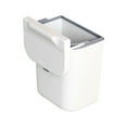 thumbnail image 2 of 9L Wall Mounted Trash Can White Large Capacity Saving Sturdy Stylish Design Hanging Garbage Can With Lid For Home Kitchen,A Trash Can Clearance, 2 of 5