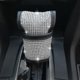 thumbnail image 4 of Almohadillas para los hombros del cinturón de seguridad de terciopelo suave con diamantes de imitación Bling Fundas para cinturones de seguridad para mujeres, cubierta de freno de mano de cristal, ju, 4 of 5