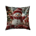 thumbnail image 2 of Horivan 1 Packs Christmas Pillow Covers 17x17 Inch Soft Flannel Holiday Decor with Hidden Zipper for Living Room Bedroom Seasonal Home Decoration Throw Pillow Cases, 2 of 6