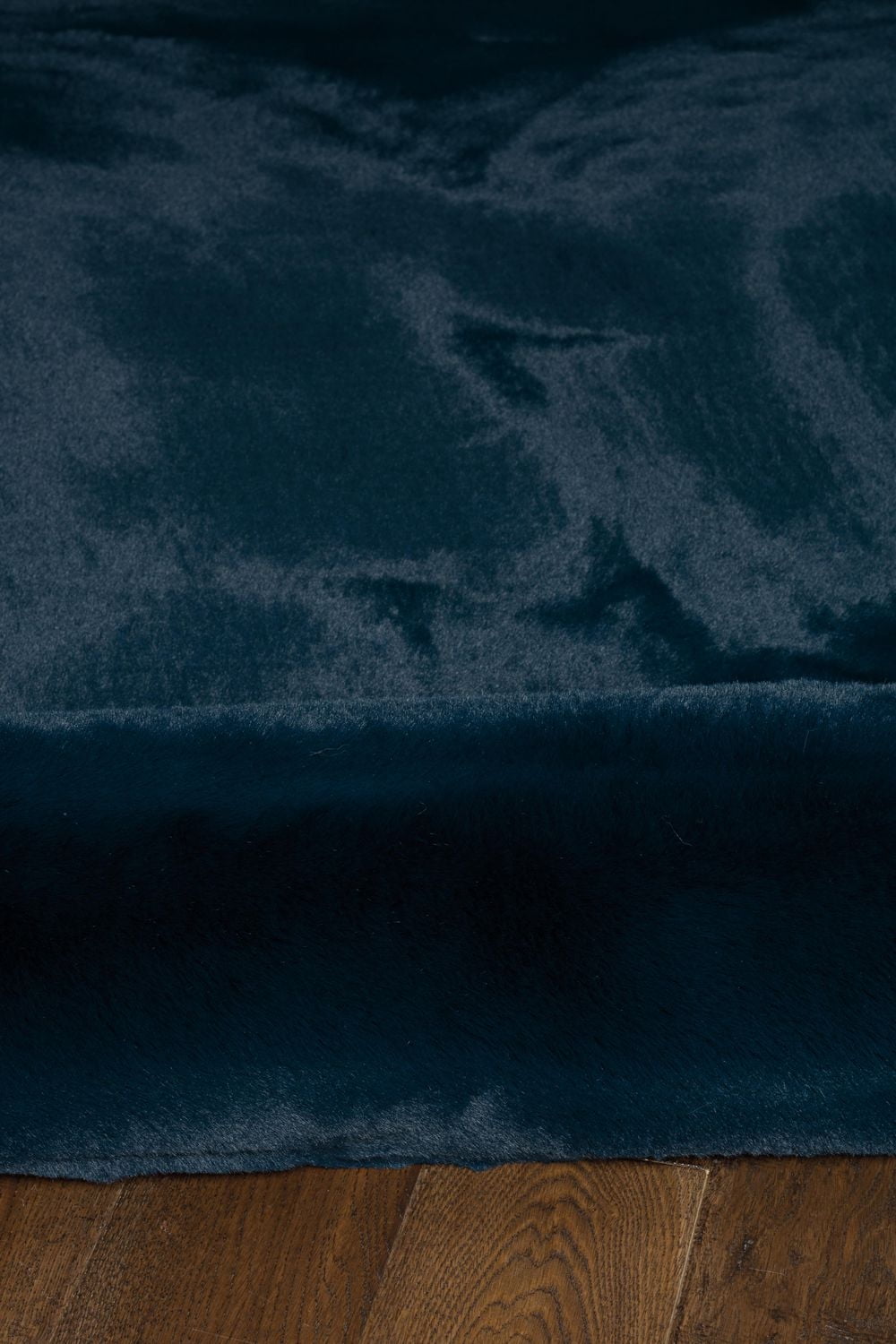 Maven Faux Rabbit Navy 3 ft. x 5 ft. Accent Rug