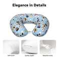 thumbnail image 4 of Gaeub Kawaii Sushi (2) Print Memory Foam Travel Pillow,U-Shaped Neck Pillow,Head Neck Support Airplane Pillow,Flight Pillow for Traveling,Car,Home,Office,Washable Cover, 4 of 8