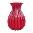 thumbnail image 1 of Jarrón de flores moderno, contenedor floral, pequeño jarrón nórdico irrompible, arreglo floral para decoración de escritorio de fiesta, regalo de Rojo, 1 of 8