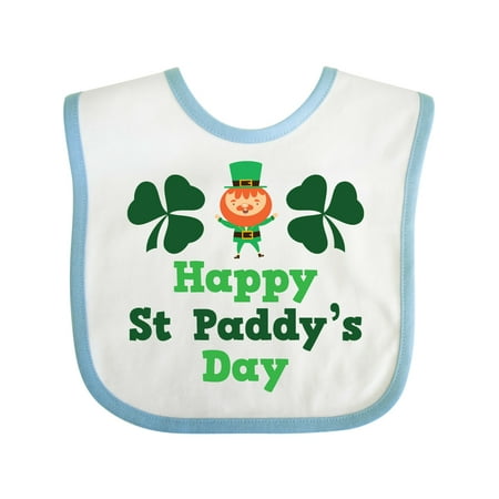 

Inktastic Happy St Paddy s Day Gift Baby Boy or Baby Girl Bib