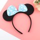 thumbnail image 5 of Diadema con orejas de ratón para niña, accesorios de fiesta de princesa para niña, banda para el cabello con moño y lunares, diadema para Halloween, cumpleaños y Navidad, 5 of 5