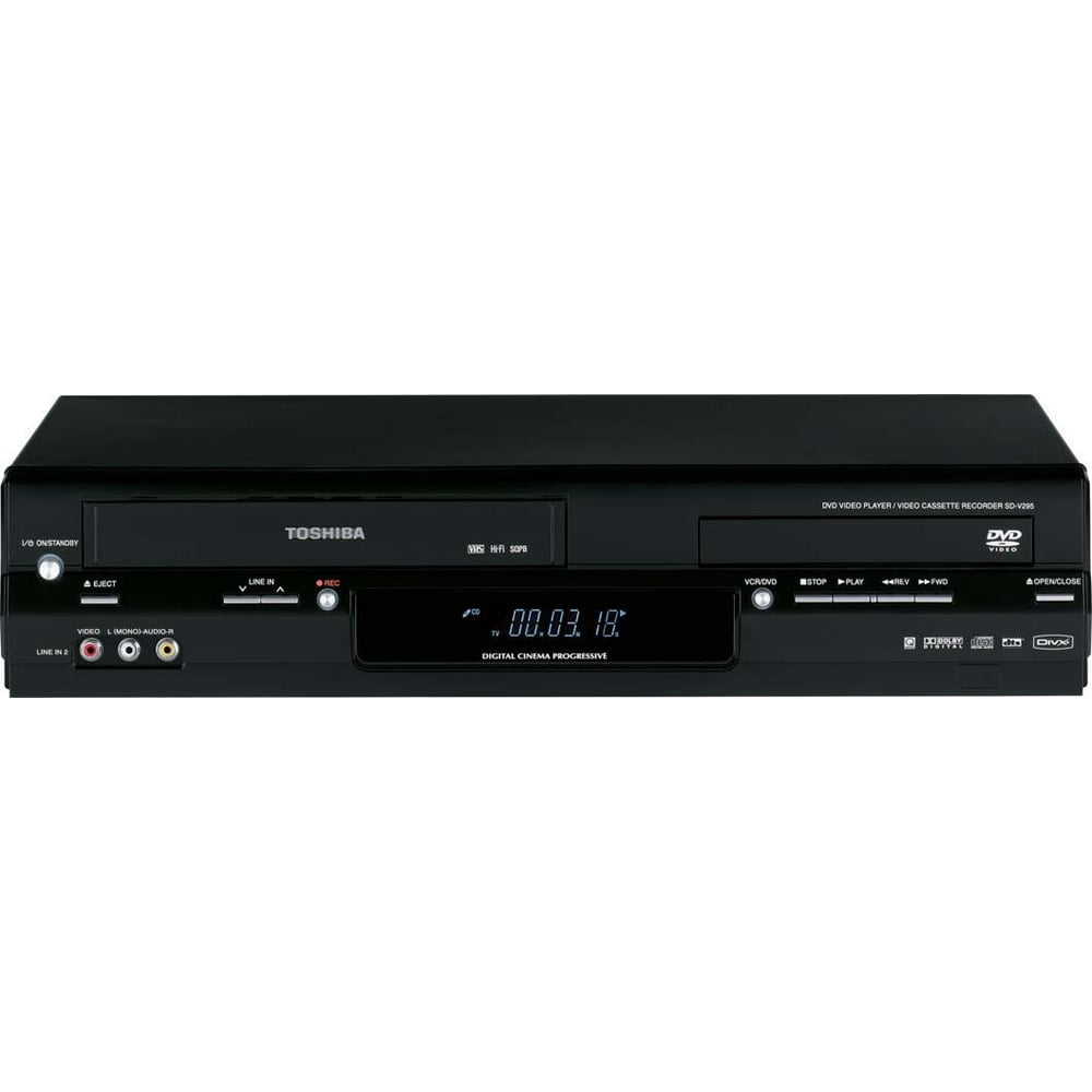 Toshiba SDKV260 (REFURBISHED) DVD and VCR Combo Player with Remote, Manual, and Cables