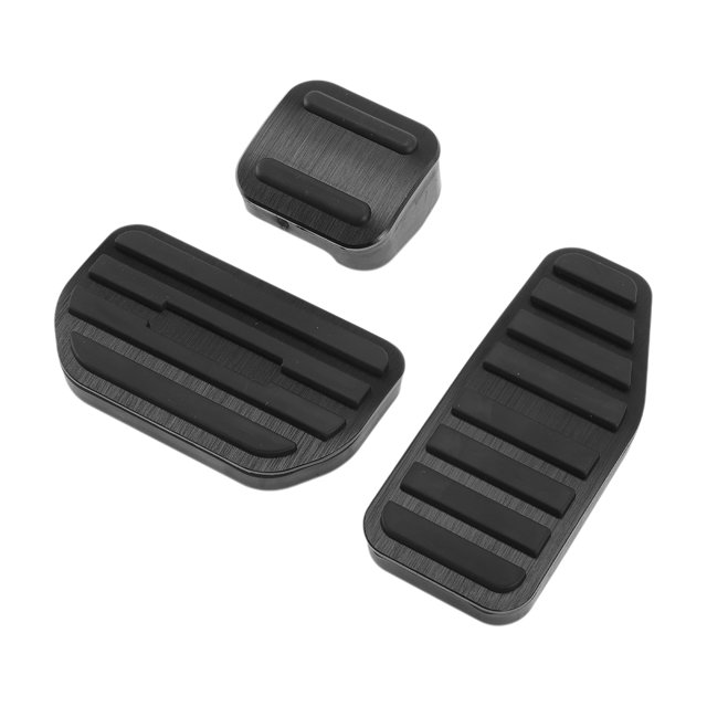 Unique Bargains 3 Pcs Automatic Foot Accelerator Pedal Covers for Suzuki Swift No Mark Black