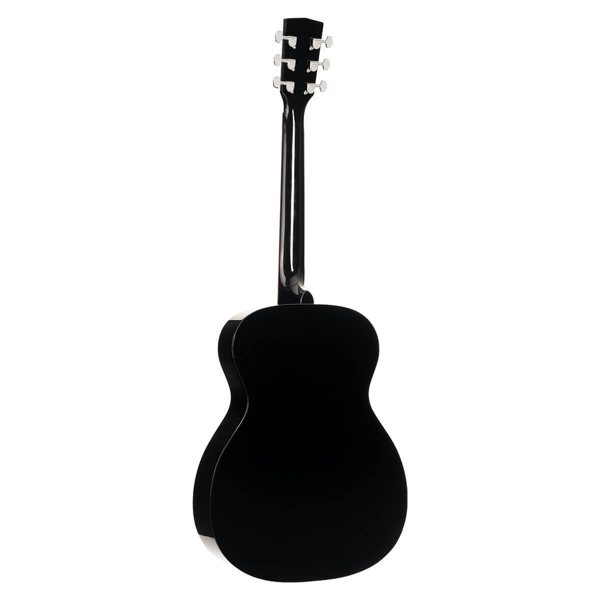 Cort L60 OM Acoustic Guitar Solid Spruce Top - Black Gloss