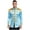 Light Blue, variant on TiaoBug Men Halloween Sergeant Pepper Long Sleeve Satin Jacket Marching Band Rock Hippie Coat Black M