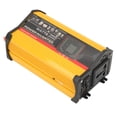 thumbnail image 3 of Inversor de onda sinusoidal modificada de 12 V a 220 V con cargador, pantalla LCD y USB doble para alimentación de vehículos recreativos o camiones, amarillo, 3 of 8