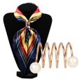 thumbnail image 1 of Mujeres Dama Niñas Moda Bufanda Hebilla Joyería Bufanda Clips de cierre Ropa para proteger Titular Accesorios de decoración para camiseta Colcomx Clips de hebilla de bufanda, 1 of 8