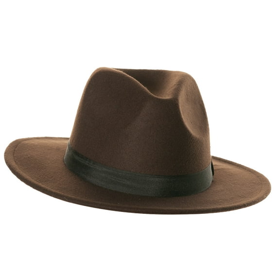 Underwraps Fedora-Brown Adult