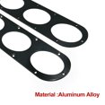 thumbnail image 3 of TopOne 2 Piece Car Rear Bumper Diffuser Panels Lightweight Universal Air Diffuser Panel Exterior Styling Parts (3-Hole Round), 3 of 6
