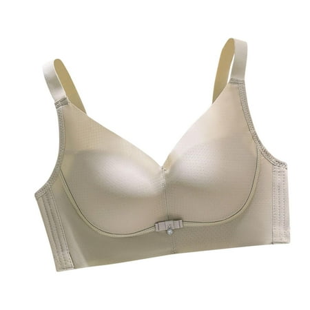 SMihono Savings Wireless Bras for Women Thin Breathable Air Bras Uplift Lace Bras Charm Underwear Large Size Supportive Minimizer Bra Green L