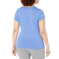 thumbnail image 2 of Camiseta deportiva Heathered Performance con cuello en V de Shirt Hanes XL, 2 of 4