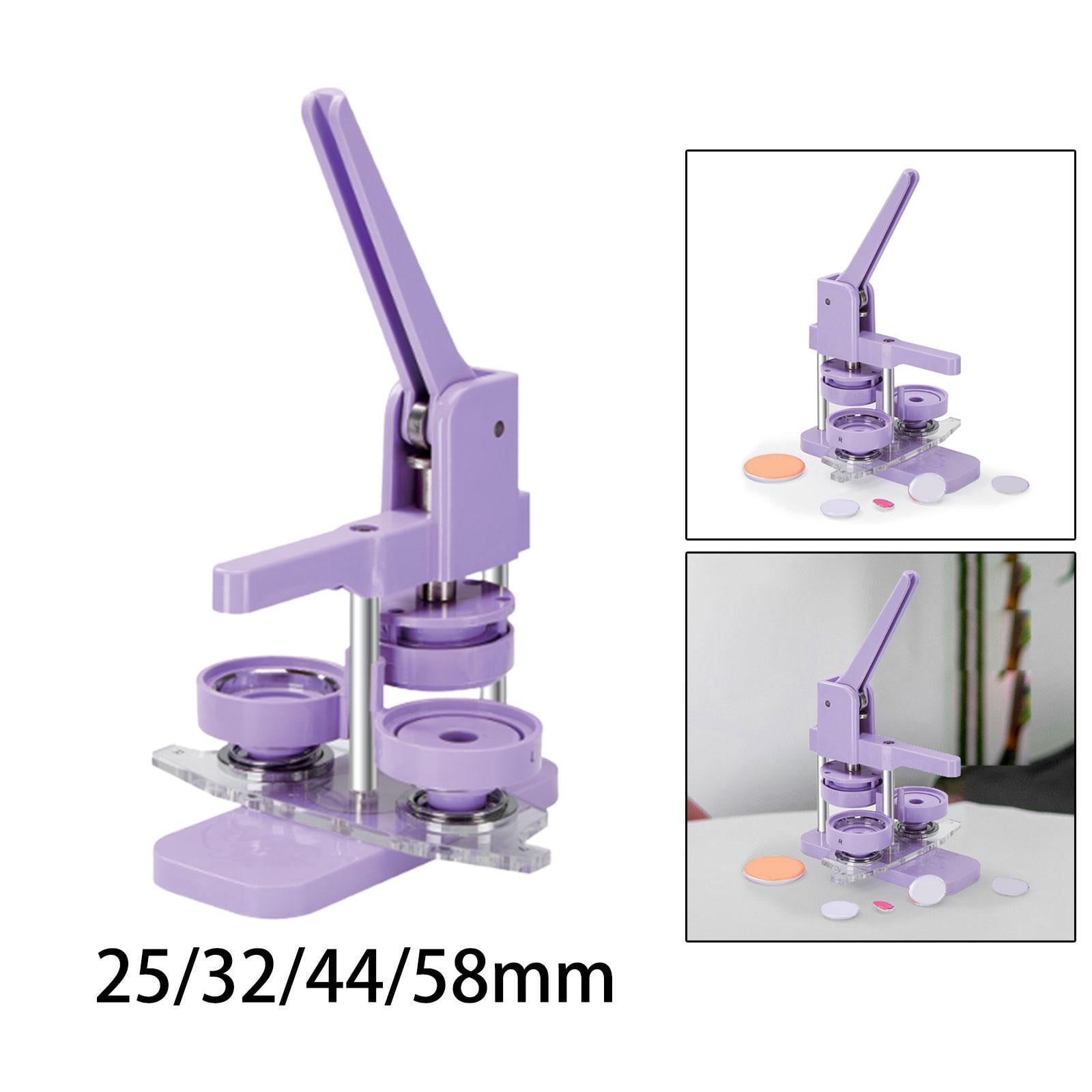 Button Maker Machine Installation Supplies DIY Sturdy Making Tool Tabletop Portable Badge Press ,Beginner-Friendly