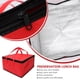 thumbnail image 3 of Bolsa de entrega práctica, bolsa térmica aislante para almacenar alimentos, bolsa bento portátil., 3 of 8