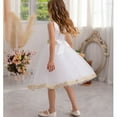 thumbnail image 3 of little Girl Flower Lace A-line Wedding Party Dresses Kids Pageant Birthday Formal Dress, 3 of 6