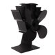 thumbnail image 5 of Ventilador de estufa ANGGREK Chimenea Automático Ahorro de Energía aleación de Aluminio 4 Aspas Negro, 5 of 8