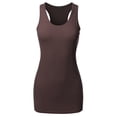 thumbnail image 2 of A2Y Women's Basic Solid Soft Cotton Scoop Neck Racer-Back Tank Top, 2 of 6