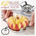 thumbnail image 3 of 1PCS Creative Fruit Corer Cutter Stainless Steel for Apple Cutter Slicer Vegetable Fruit Tools Kitchen Accessories Kitchen Gadgets (L 12 Blades), 3 of 7