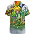 thumbnail image 3 of My Singing Monsters Island Men's Casual Button-Down Shirts Summer Short Sleeve Tee Shirt Daily Hawaiian Beach Shirt Top With Pocket, 3 of 9