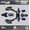 Purple, variant on Kalair GFX Graphics Kit for Kawasaki KX250F (2017-2020) Stellar Series