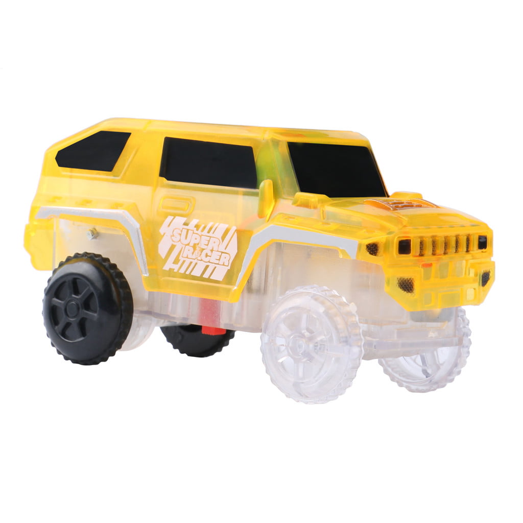 US Electronics Special Car For Magic Track Toys With Flashing Lights Educational 