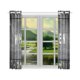thumbnail image 3 of ABPHQTO The Word When on The Wooden Floor Ventana Cortina Cocina Cortina 65x90 cm (Dos Piezas), 3 of 3