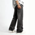 thumbnail image 2 of GINGTTO Men's Loose Fit Stretch Denim Jeans Lightweight Breathable All-Day Comfort Casual Trousers, 2 of 8