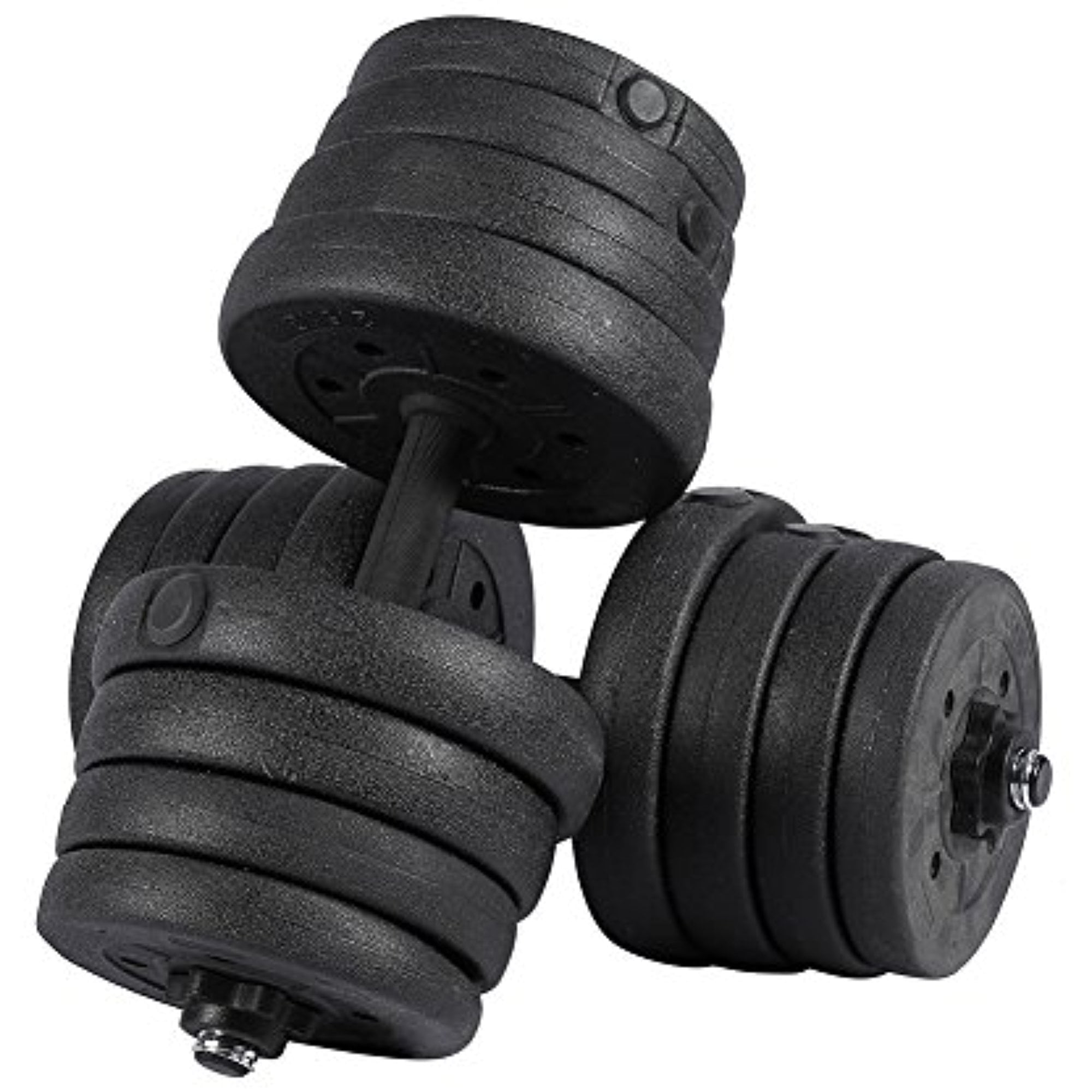 Details about   44-110 LB Weight Dumbbell Set Cap Gym Barbell Plates Body Workout Adjustable 