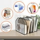 thumbnail image 5 of Organizador de archivos de escritorio FUCDTEFC ajustable en 5 secciones, negro, 5 of 7
