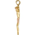 thumbnail image 2 of 14K Two-Tone Rose Corpus Pendant (51 X 37) Made In United States c3712, 2 of 5