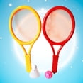 thumbnail image 3 of KONTONTY 1Pair Badminton Racket Set for Playing Assorted Color Durable Tennis Balls Included, 3 of 6