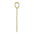 thumbnail image 2 of 14K Yellow Gold Charm Pendant Themed 31 mm 16 Large Satin Cross, 2 of 3
