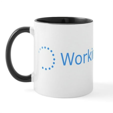 

CafePress - Working On It... Mugs - 11 oz Ceramic Mug - Novelty Coffee Tea Cup
