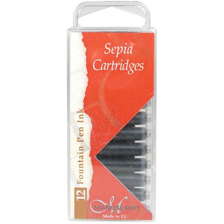 Manuscript Fountain Pen Ink Cartridges (Best Printer Paper For Fountain Pens)