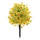 thumbnail image 1 of Árbol topiario artificial con flores violetas, arbustos artificiales para exteriores con estaca para decoración de jardín y porche., 1 of 8