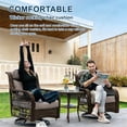 thumbnail image 6 of Outdoor Deep Seat Cushion 24 X 24 X 6 in, Patio Rattan Rocker Cushion, Waterproof & Fade Resistant Patio Furniture Cushions for Wicker Chair, Sofa, Couch, 6 of 7