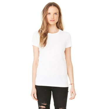 The Bella   Canvas Ladies Triblend Short Sleeve T-Shirt - SOLID WHT TRBLND - M