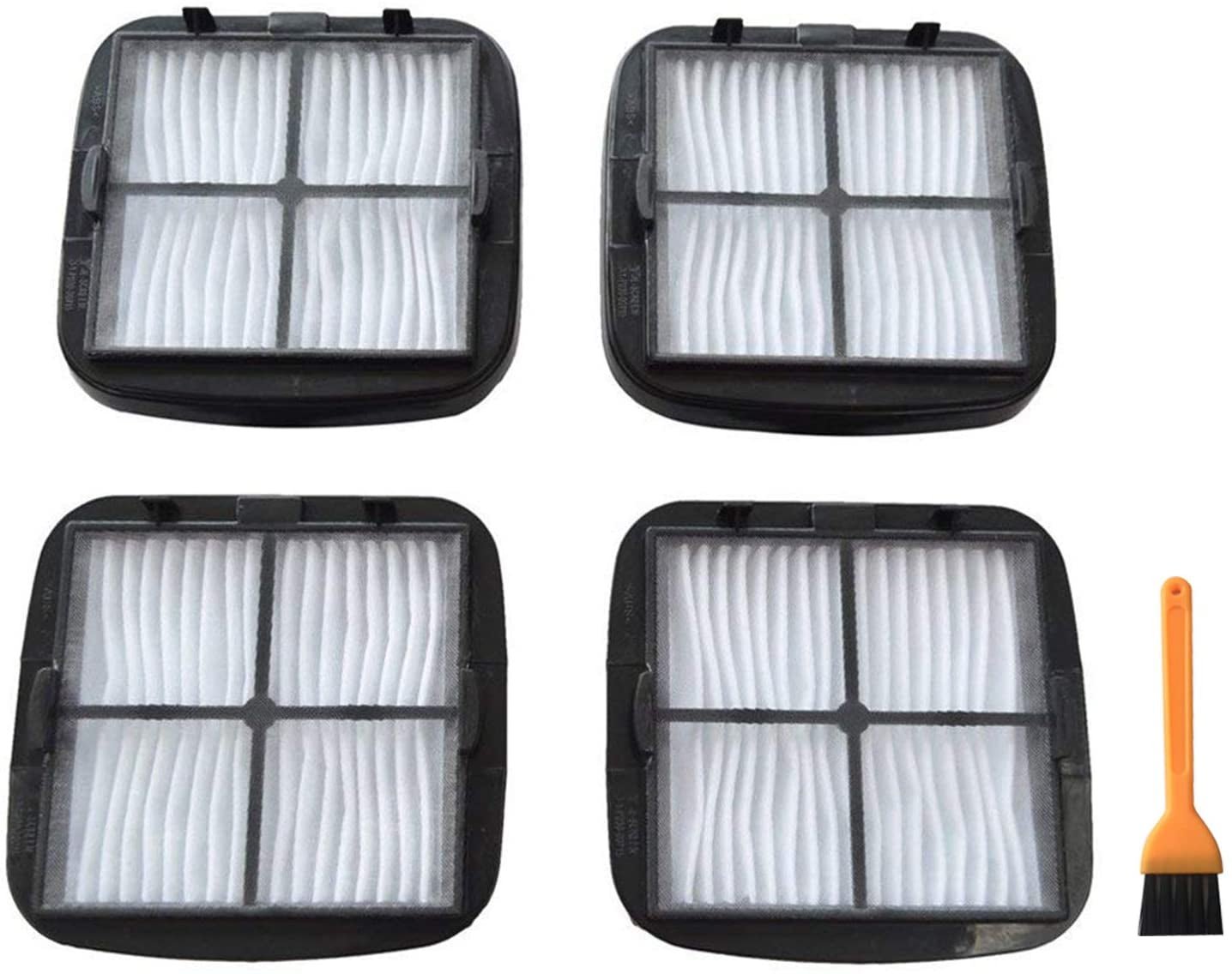 Hometimes 4 Packs HEPA Filters and Pre-Filter Screens for Bissell Hand Vac Auto-Mate, Pet Hair, CleanView Vacuums, Compare to Bissell Part Nos. 2037416, 2031432