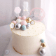 thumbnail image 3 of Tarjeta de decoración para tarta con bola dorada y bola plateada, tarjeta con bandera, tarjeta rica para suministros de fiesta, tarjeta rica en complementos, 3 of 4