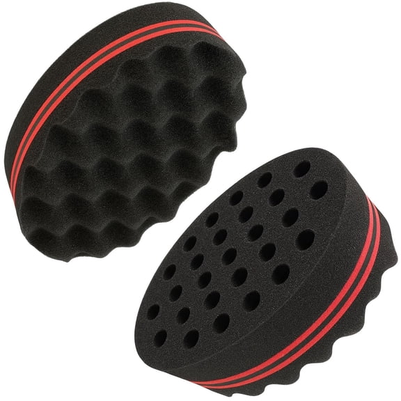 ACDANC Hair Twist Sponge – Double-Sided Tool for Afro Coils,Dreads,Curls&Waves,Unisex Styling for Short Or Long Hair (1 Pack)