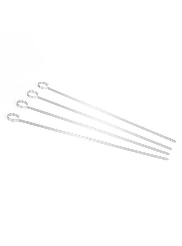 Expert Grill 13.5-inch 4-Pack Stainless Steel Barbecue Skewers