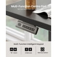 thumbnail image 4 of FEZIBO 55×32 inch L Shaped Electric Corner Standing Desk, 4 Memory Height Settings,Home Office & Computer Height Adjustable Table, Ergonomic Sit and Stand Up Workstation with Splice Board,Black Top, 4 of 7