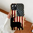 thumbnail image 2 of American Flag Deer Patriotic Stylish Durable iPhone Case for Men Women Shockproof Scratch-Resistant Compatible with iPhone 11/12/13/14/15/16 (Pro Max/Plus), 2 of 9